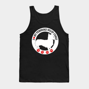 I Love My Pembroke Welsh Corgi Tank Top